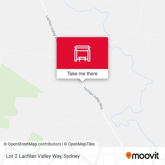 Lot 2 Lachlan Valley Way map
