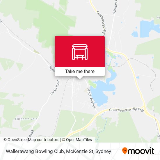 Wallerawang Bowling Club, McKenzie St map