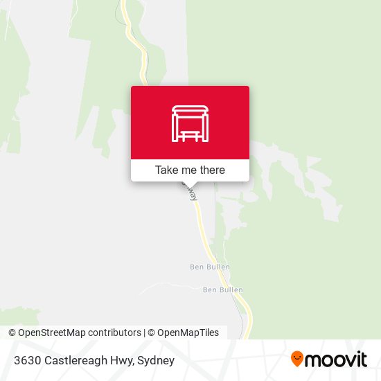 3630 Castlereagh Hwy map