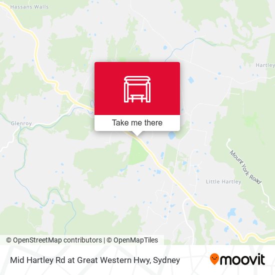Mid Hartley Rd at Great Western Hwy map