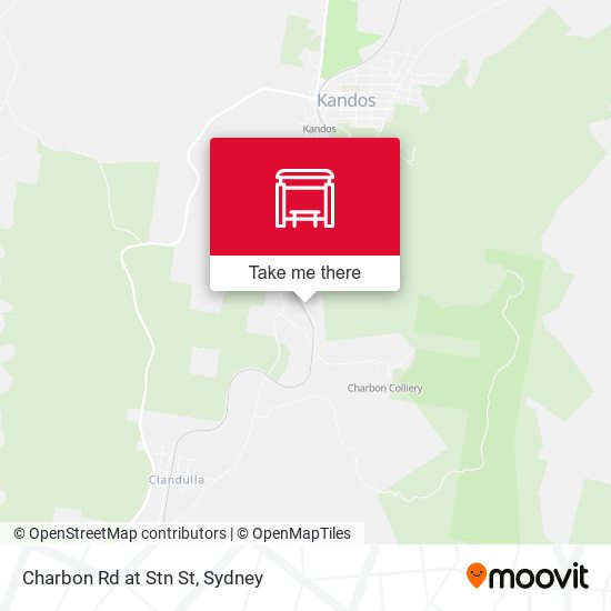 Charbon Rd at Stn St map