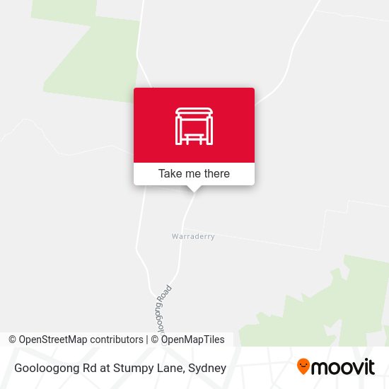 Gooloogong Rd at Stumpy Lane map