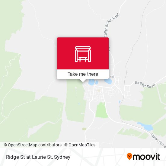 Ridge St at Laurie St map