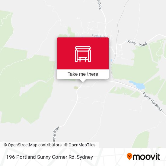 196 Portland Sunny Corner Rd map