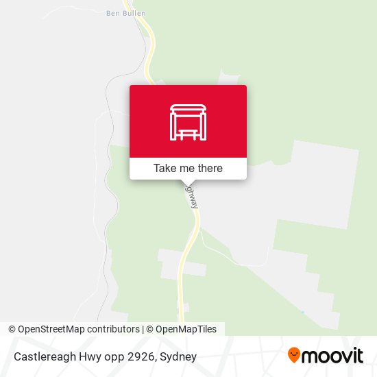 Castlereagh Hwy opp 2926 map