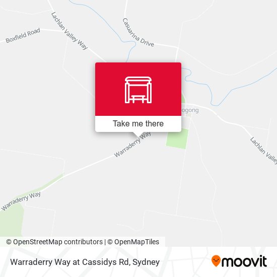 Warraderry Way at Cassidys Rd map