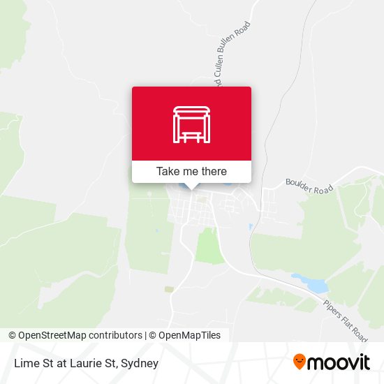 Lime St at Laurie St map