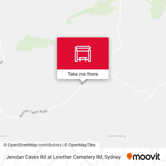 Jenolan Caves Rd at Lowther Cemetery Rd map
