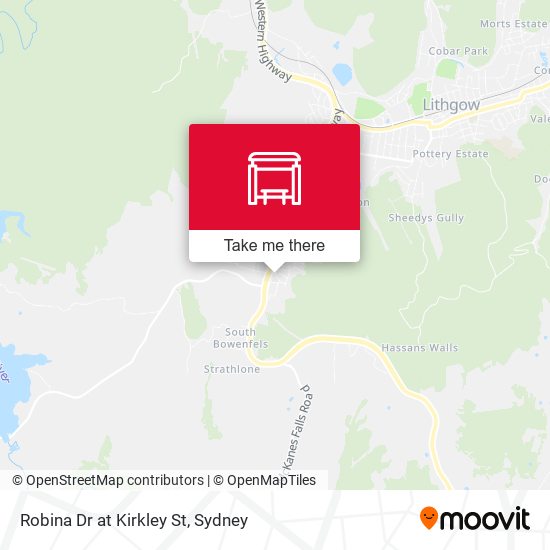 Robina Dr at Kirkley St map