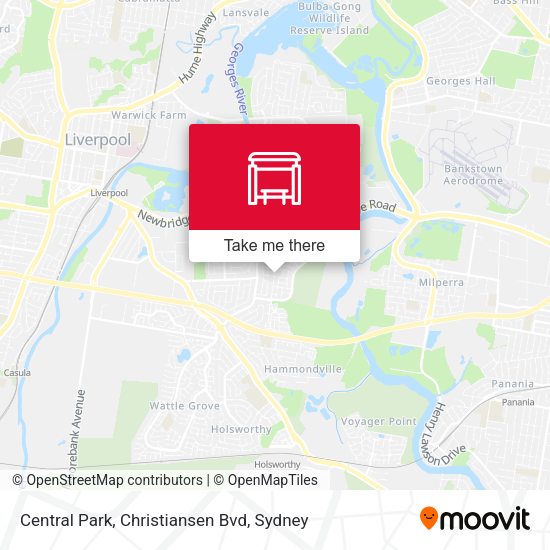 Central Park, Christiansen Bvd map