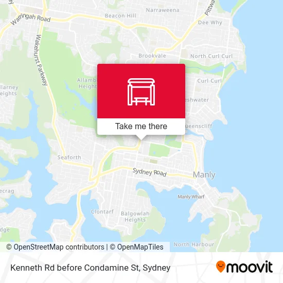 Mapa Kenneth Rd before Condamine St