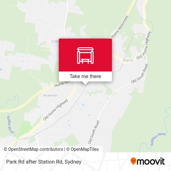 Park Rd after Station Rd map