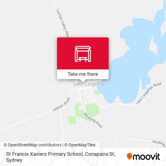 St Francis Xaviers Primary School, Conapaira St map