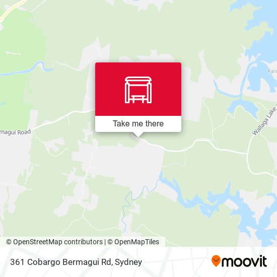 361 Cobargo Bermagui Rd map