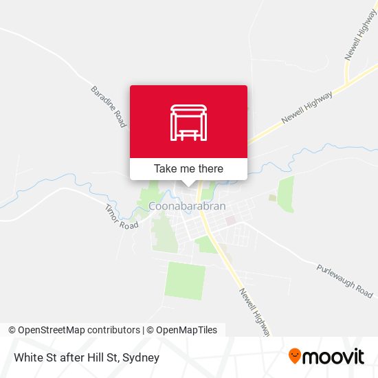 White St after Hill St map