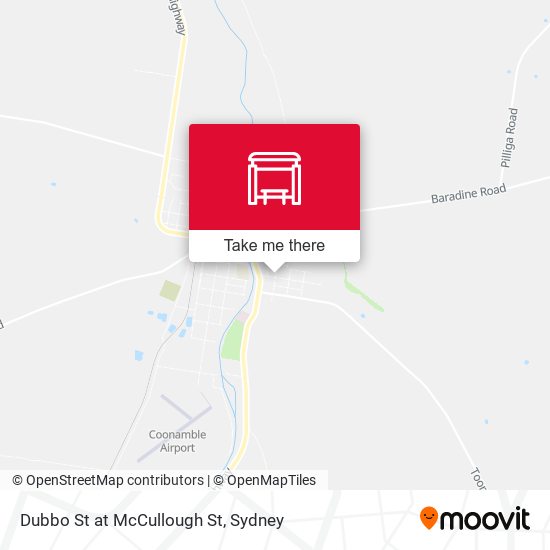 Dubbo St at McCullough St map