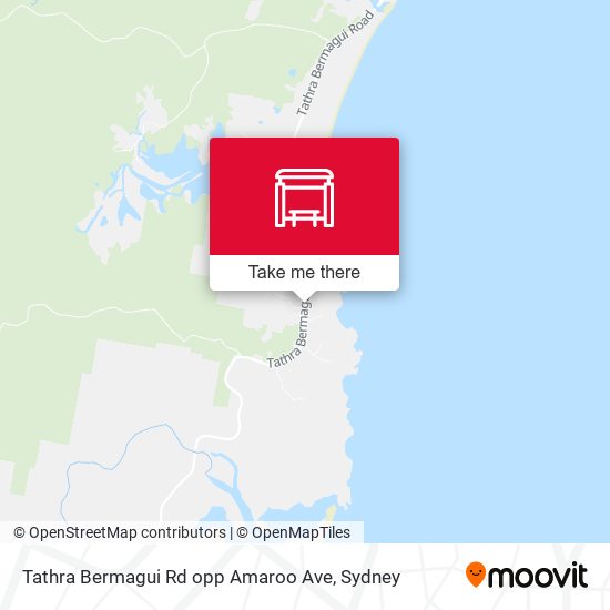 Tathra Bermagui Rd opp Amaroo Ave map