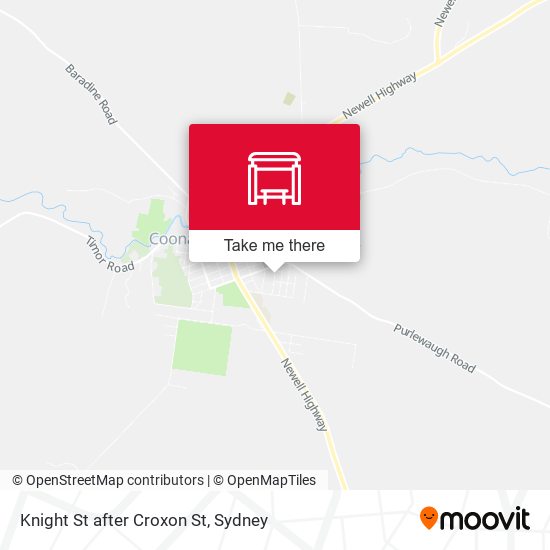 Knight St after Croxon St map