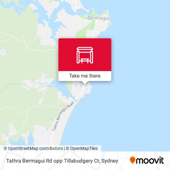 Tathra Bermagui Rd opp Tillabudgery Ct map