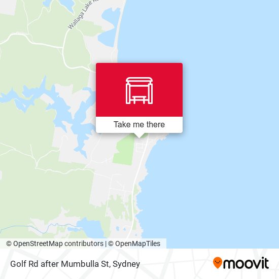 Golf Rd after Mumbulla St map
