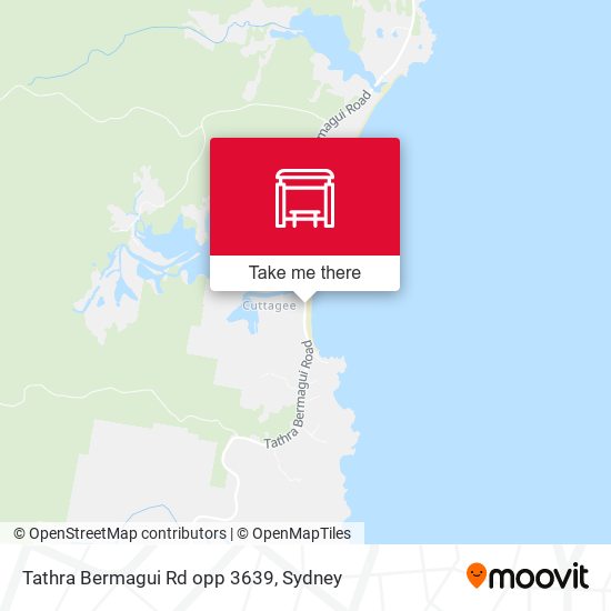 Tathra Bermagui Rd opp 3639 map