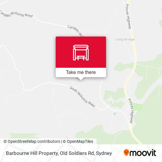 Barbourne Hill Property, Old Soldiers Rd map