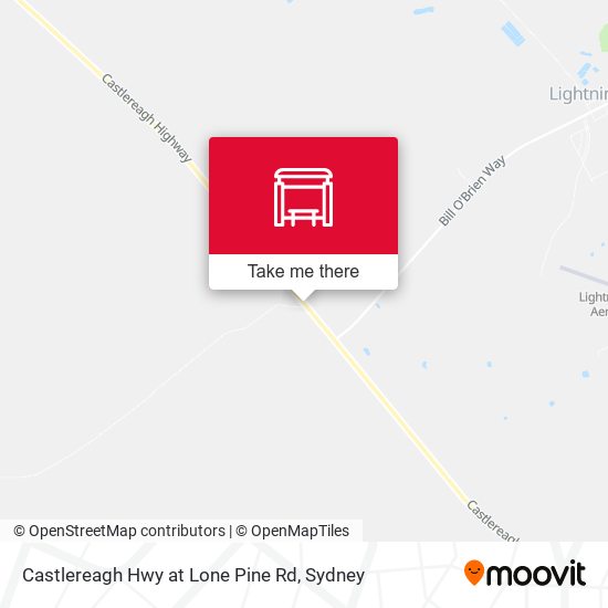 Castlereagh Hwy at Lone Pine Rd map