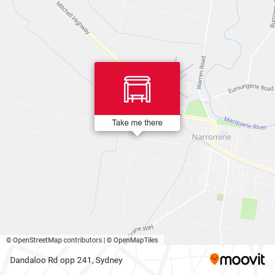 Dandaloo Rd opp 241 map