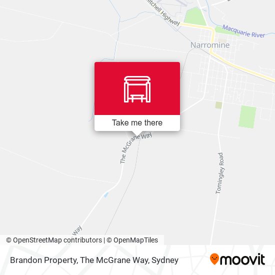 Brandon Property, The McGrane Way map