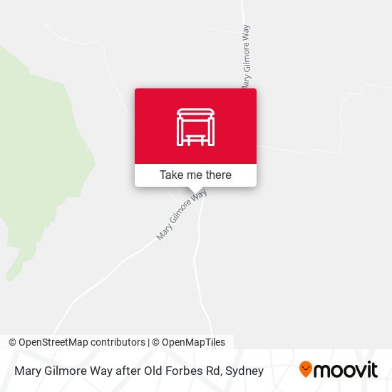 Mary Gilmore Way after Old Forbes Rd map