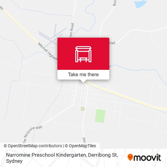 Narromine Preschool Kindergarten, Derribong St map