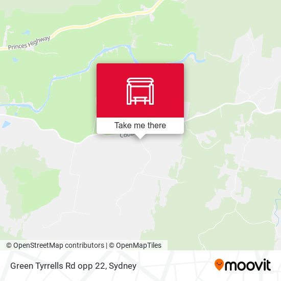Green Tyrrells Rd opp 22 map