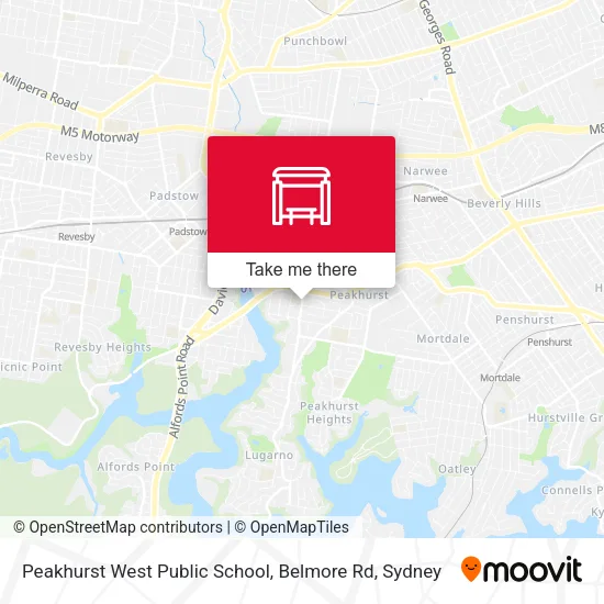 Peakhurst West Public School, Belmore Rd map