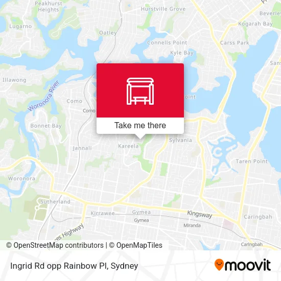 Ingrid Rd opp Rainbow Pl map