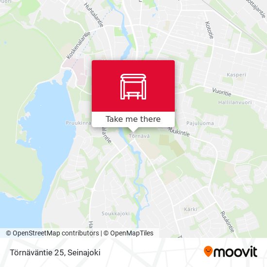 Törnäväntie 25 map