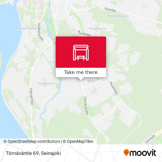 Törnäväntie 69 map