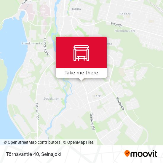 Törnäväntie 40 map