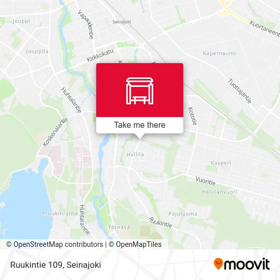 Ruukintie 109 map