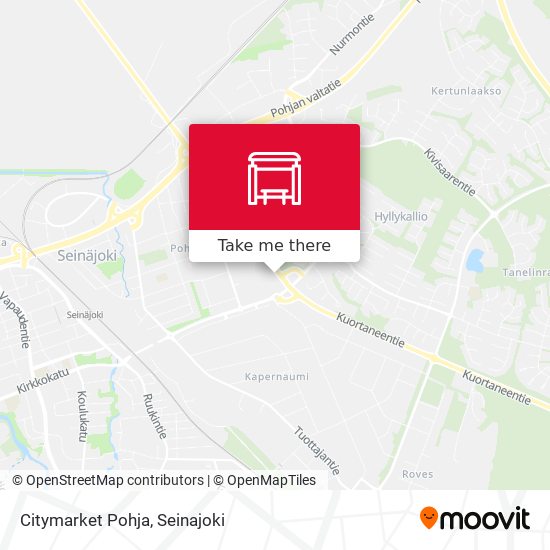 Citymarket Pohja map