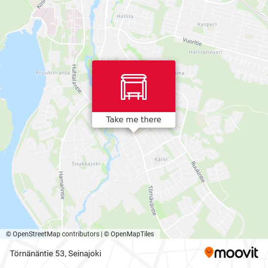 Törnänäntie 53 map