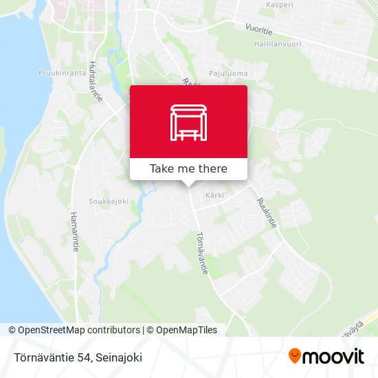 Törnäväntie 54 map