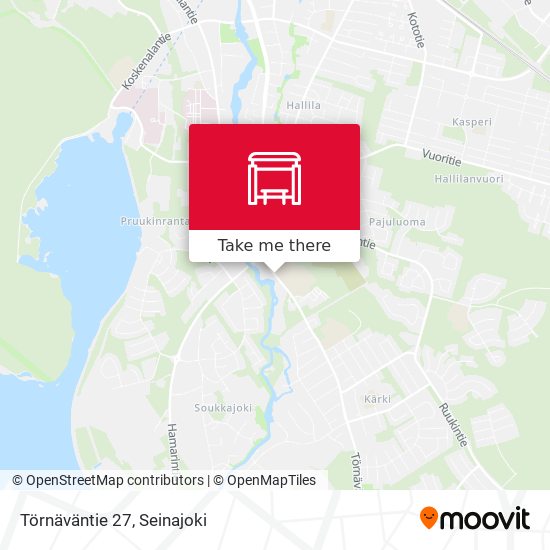 Törnäväntie 27 map