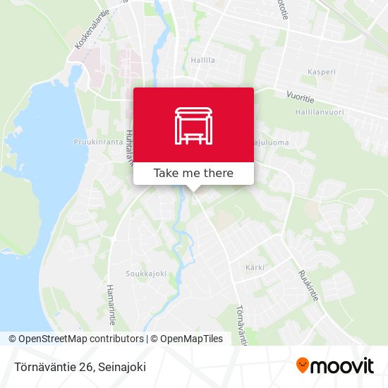 Törnäväntie 26 map