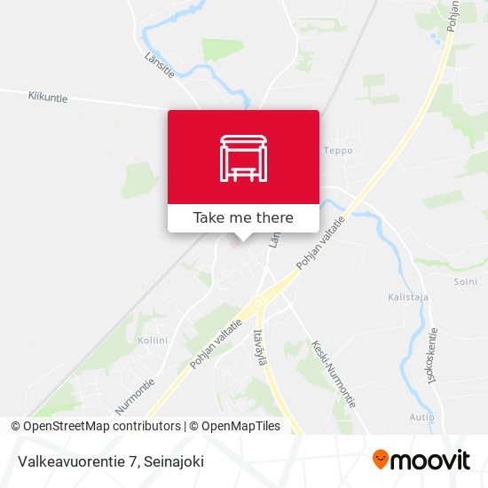 Valkeavuorentie 7 map