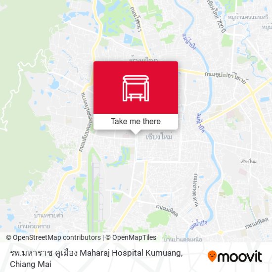 รพ.มหาราช คูเมือง Maharaj Hospital Kumuang map