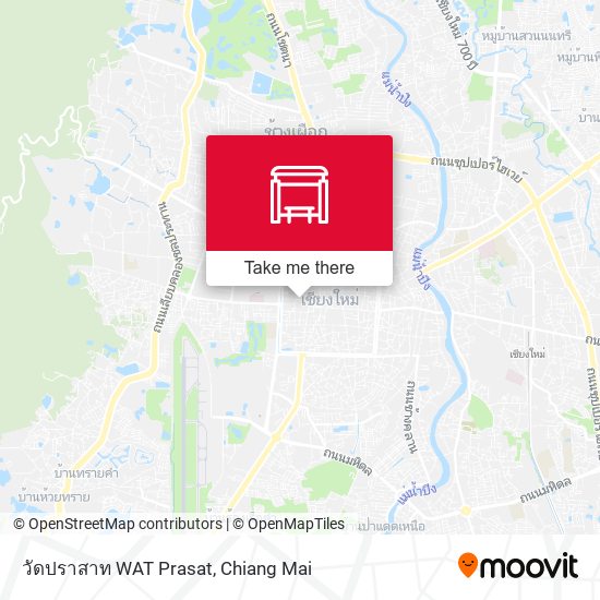 วัดปราสาท WAT Prasat map