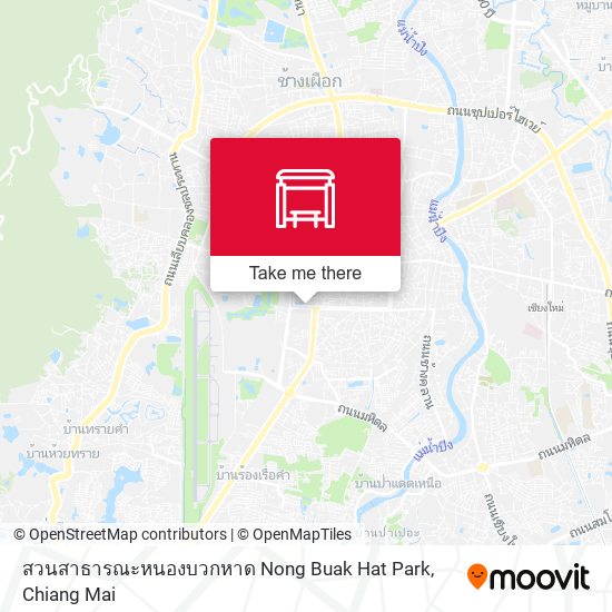 สวนสาธารณะหนองบวกหาด Nong Buak Hat Park map