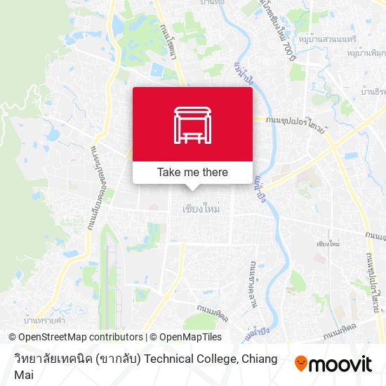 วิทยาลัยเทคนิค (ขากลับ) Technical College map