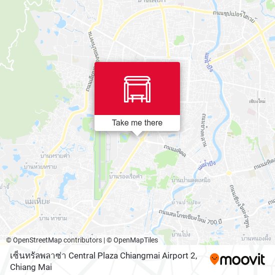 เซ็นทรัลพลาซ่า Central Plaza Chiangmai Airport  2 map