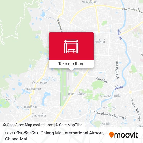 สนามบินเชียงใหม่ Chiang Mai International Airport map